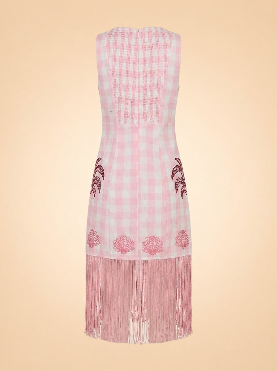 Coco Dress by Eddy in Pink Gingham