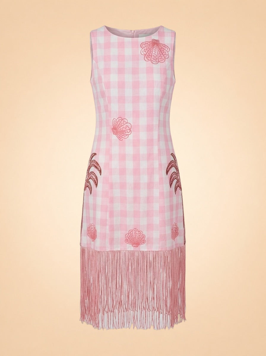 Coco Dress by Eddy in Pink Gingham