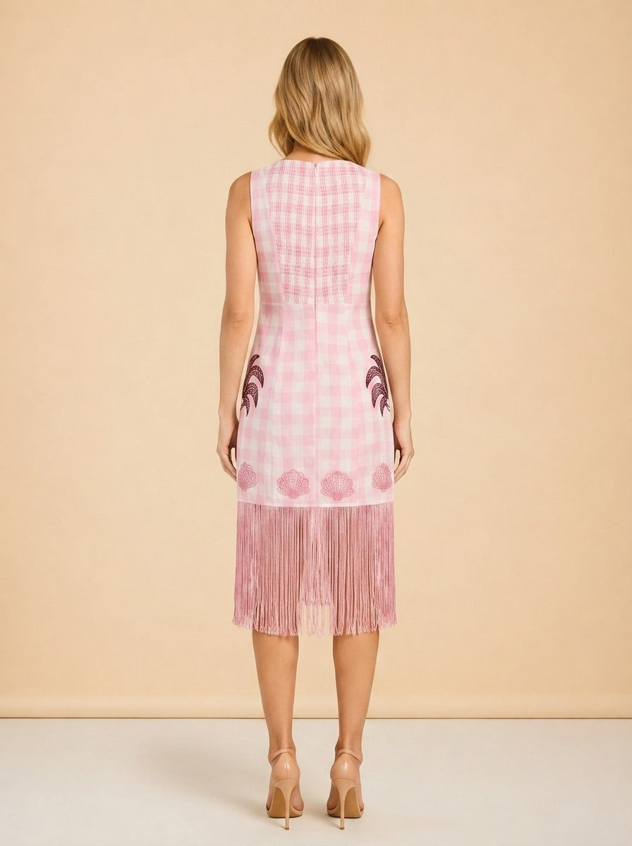 Coco Dress by Eddy in Pink Gingham