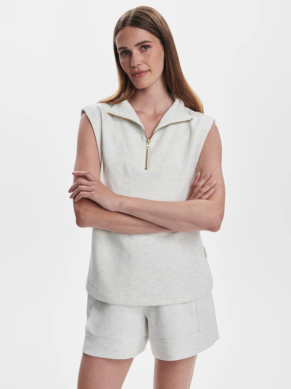 Magnolia Half-Zip Tank