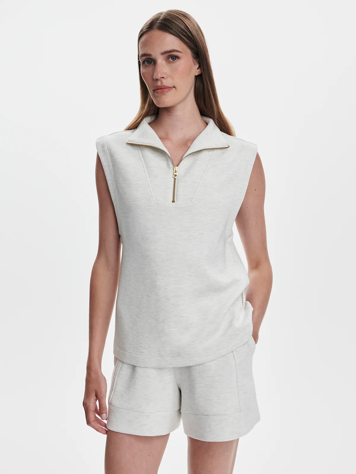 Magnolia Half-Zip Tank