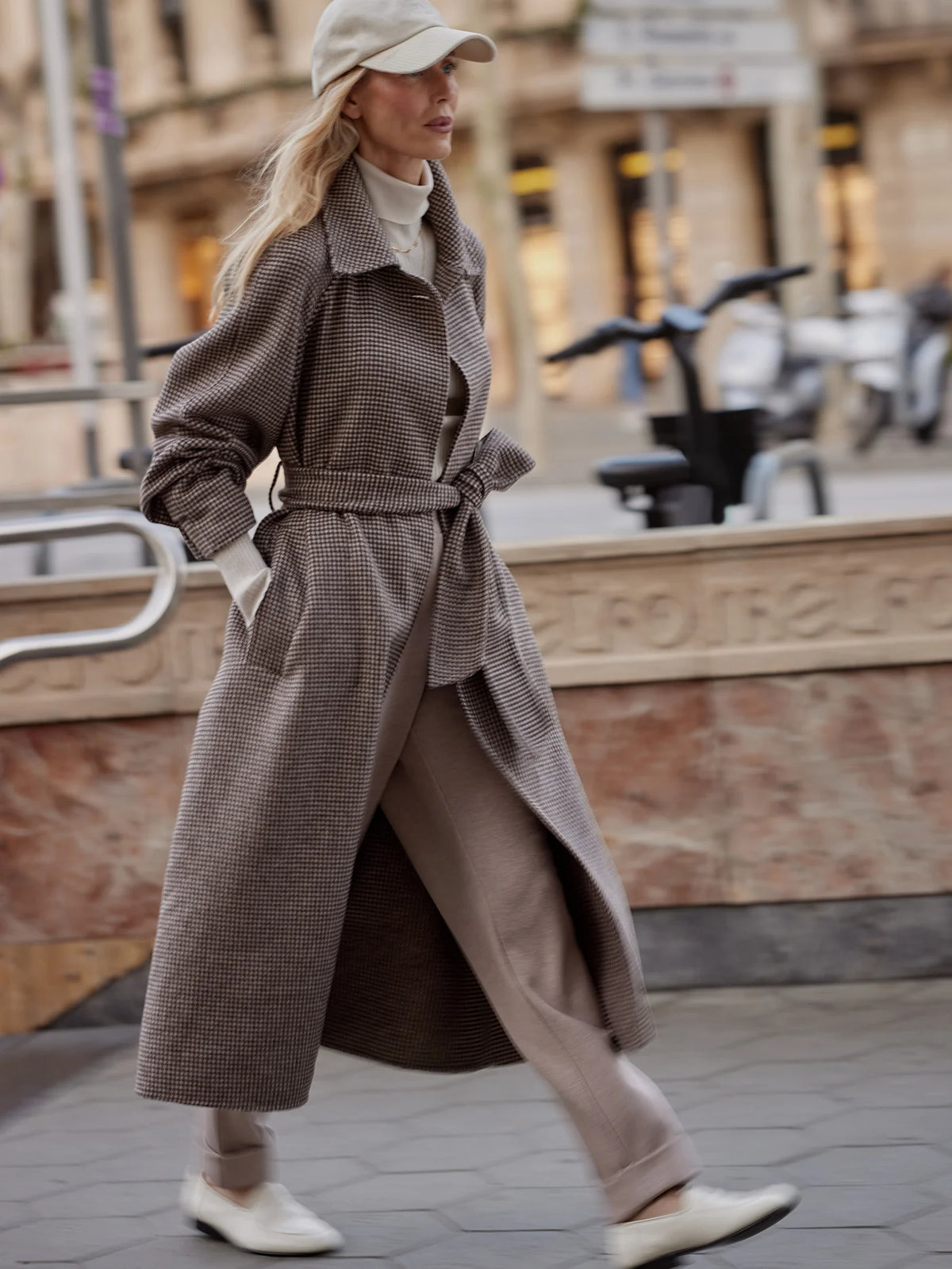 Tomlinson belted long Coat