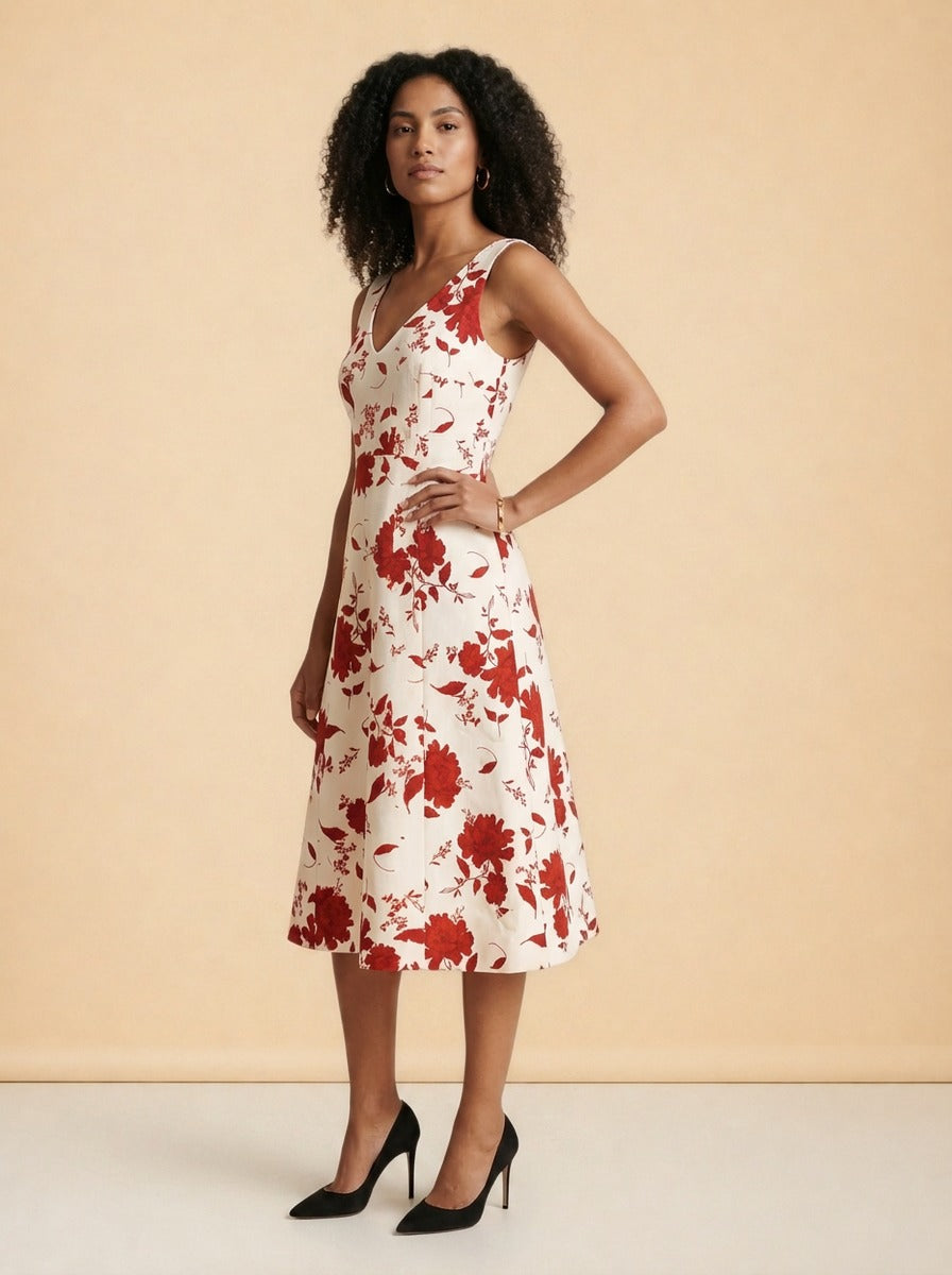 Emilia Wickstead Petrova Midi Dress — The Curated Collection at The Maison Marie