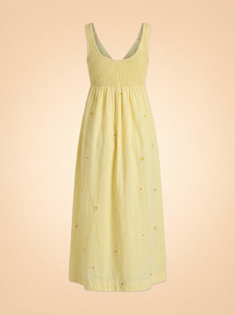 Emily Dress by Eddy in Soft Butter Yellow