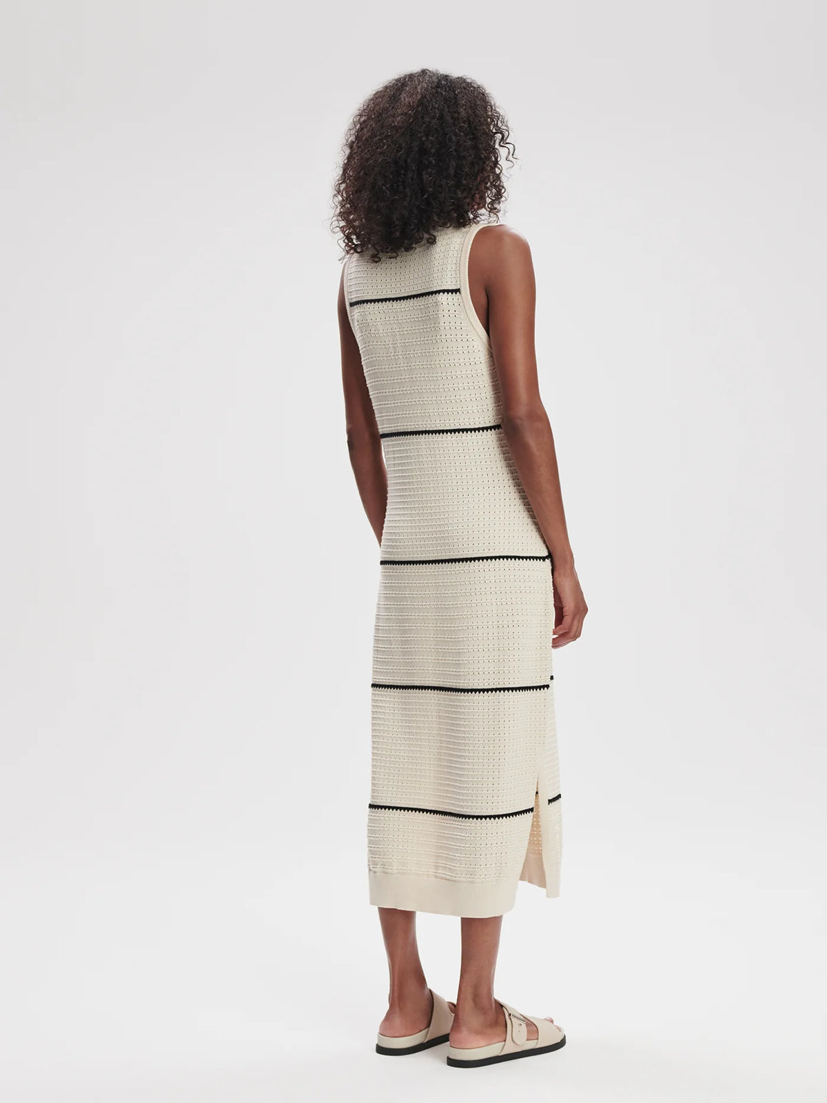 Scott Scoop Neck Midi Dress