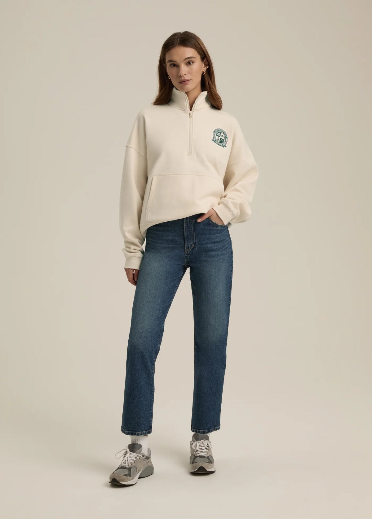 THE COACHES HALF ZIP JACKET