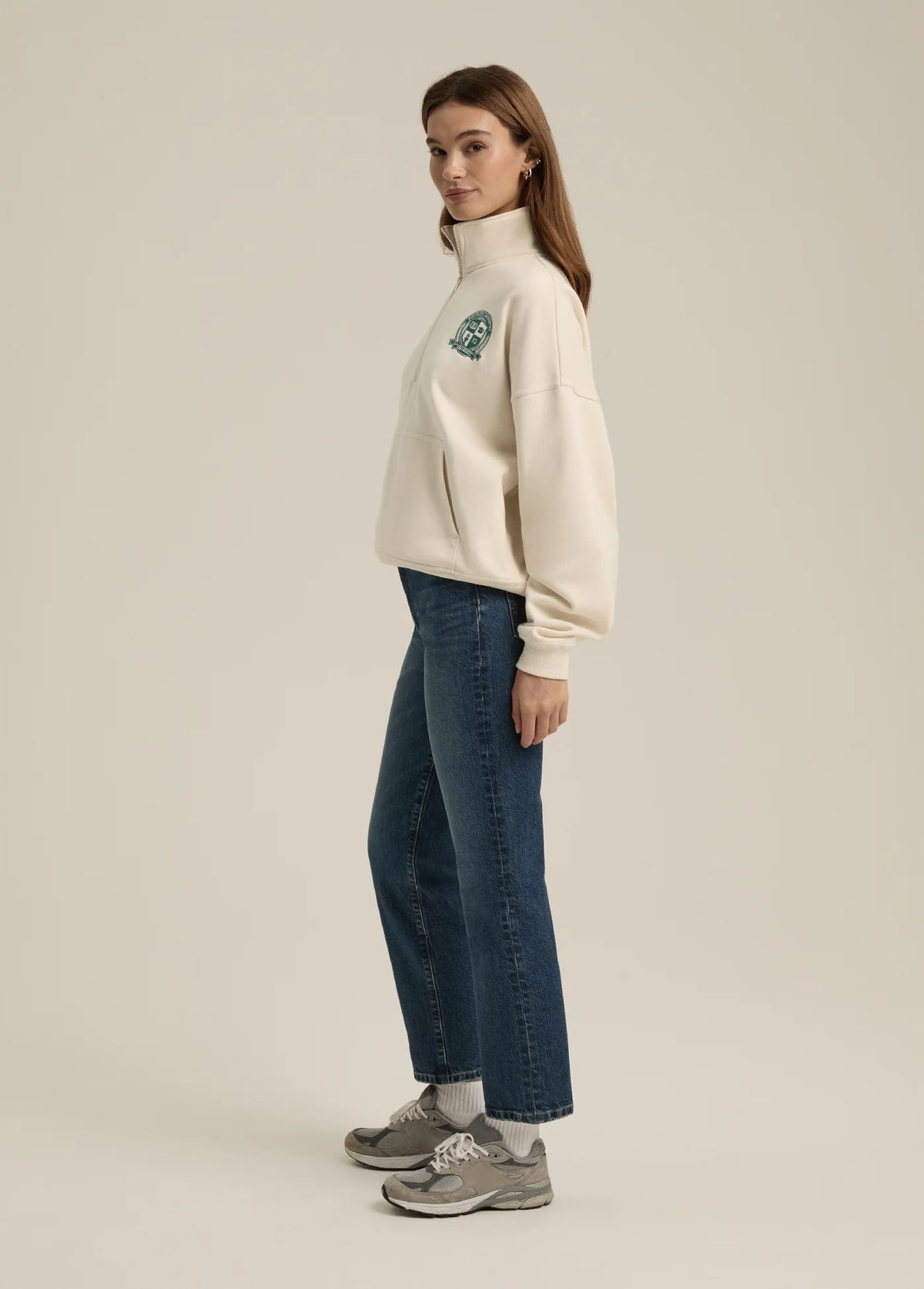 THE COACHES HALF ZIP JACKET