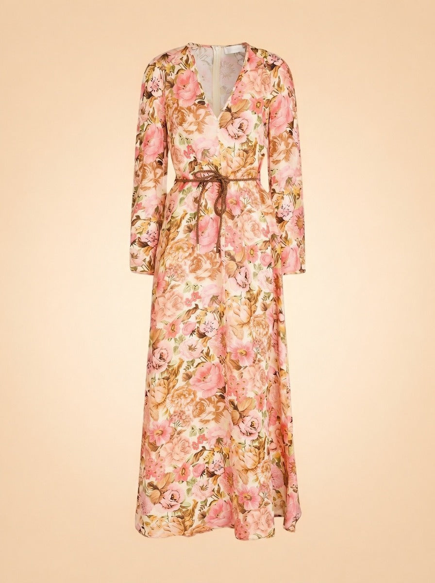 Floral-Print Maxi Dress by Zimmermann in Floral print