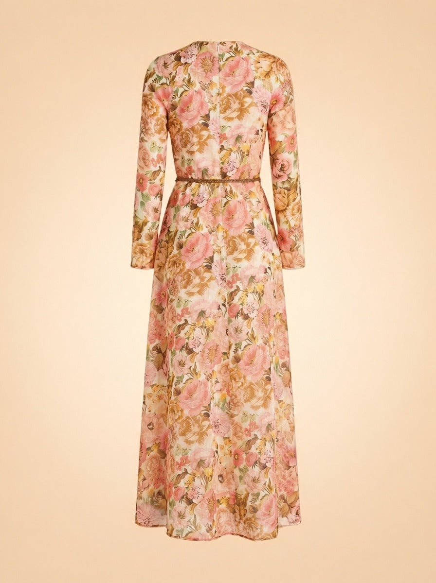 Floral-Print Maxi Dress by Zimmermann in Floral print