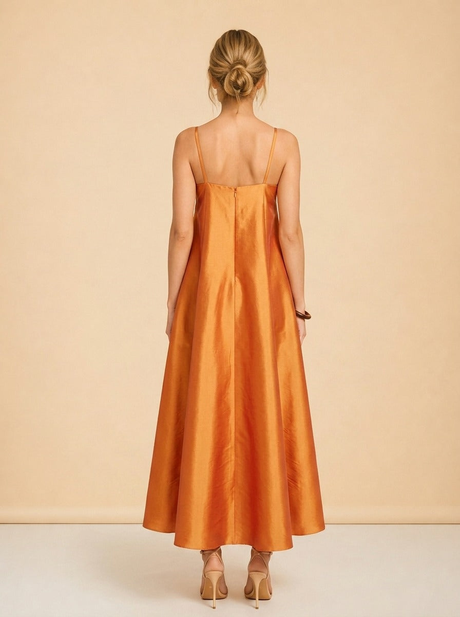 Palmier Josephine Draped Taffeta Gown — The Curated Collection at The Maison Marie