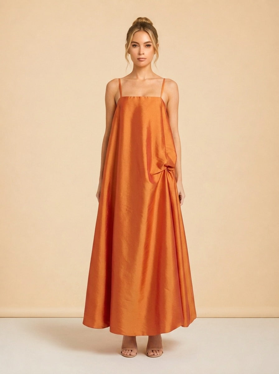 Palmier Josephine Draped Taffeta Gown — The Curated Collection at The Maison Marie