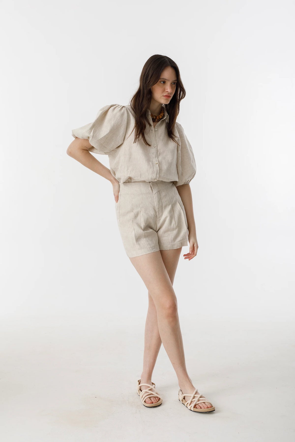 Frida Linen Shorts
