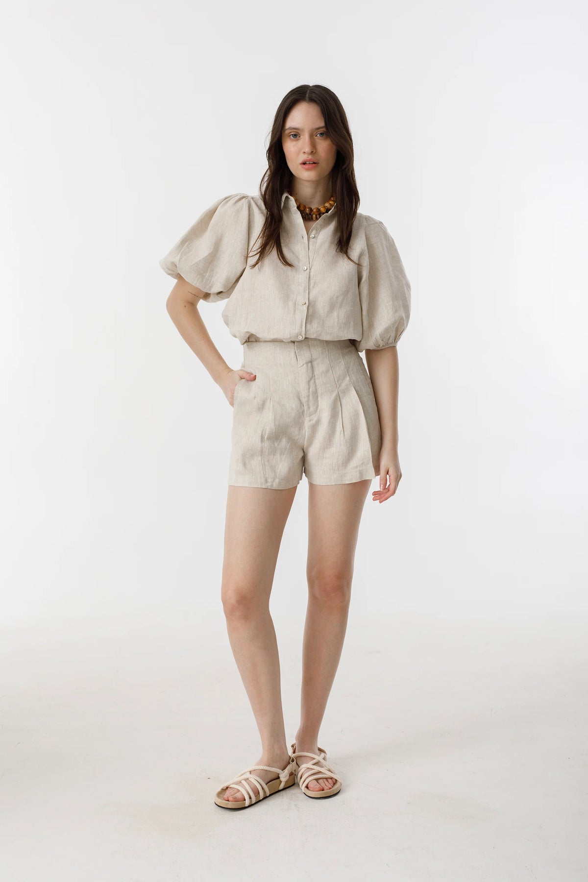 Frida Linen Shorts