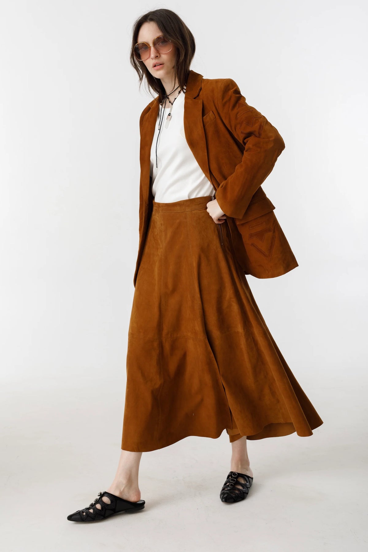 Alamo Suede Skirt
