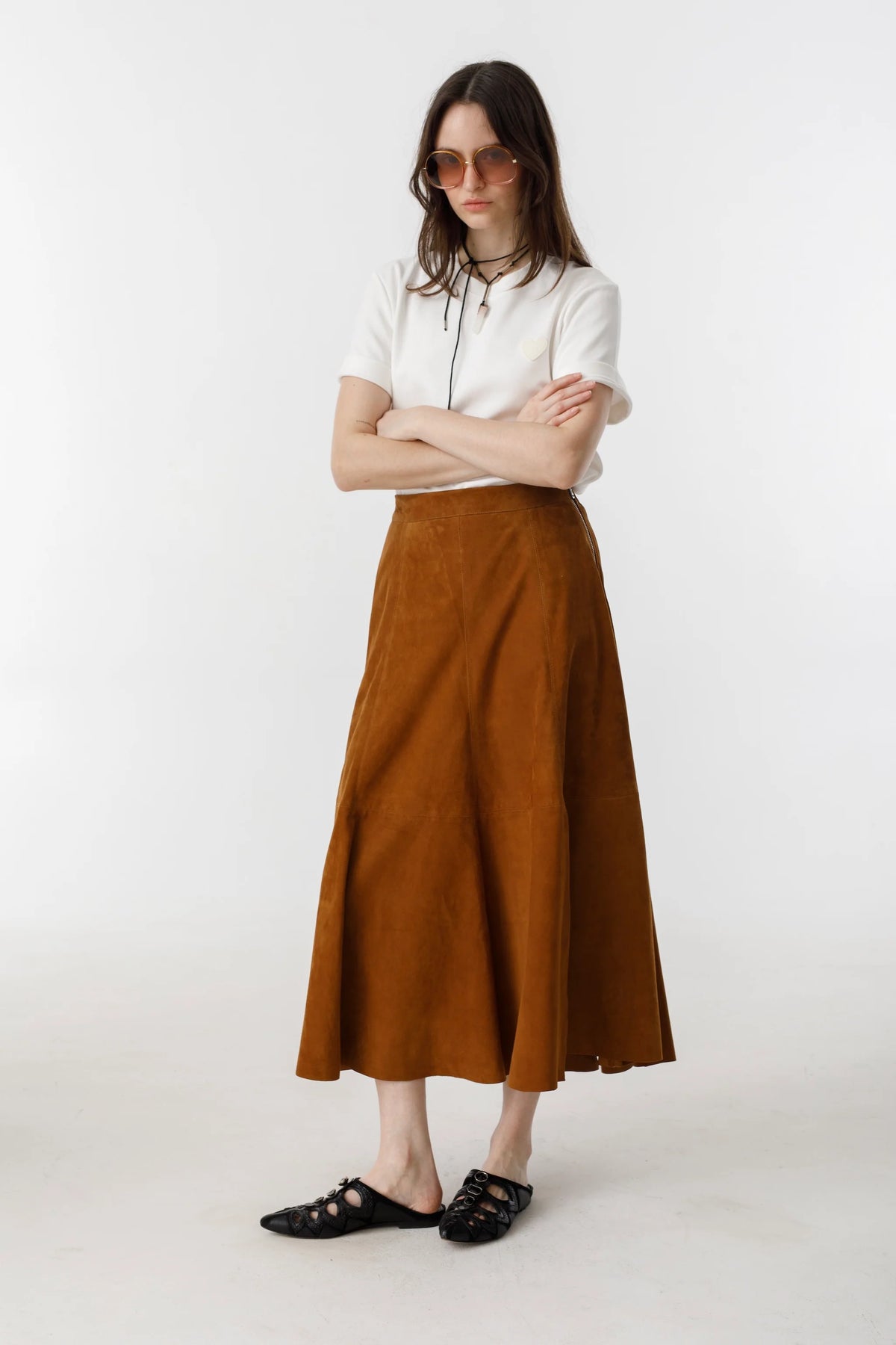 Alamo Suede Skirt