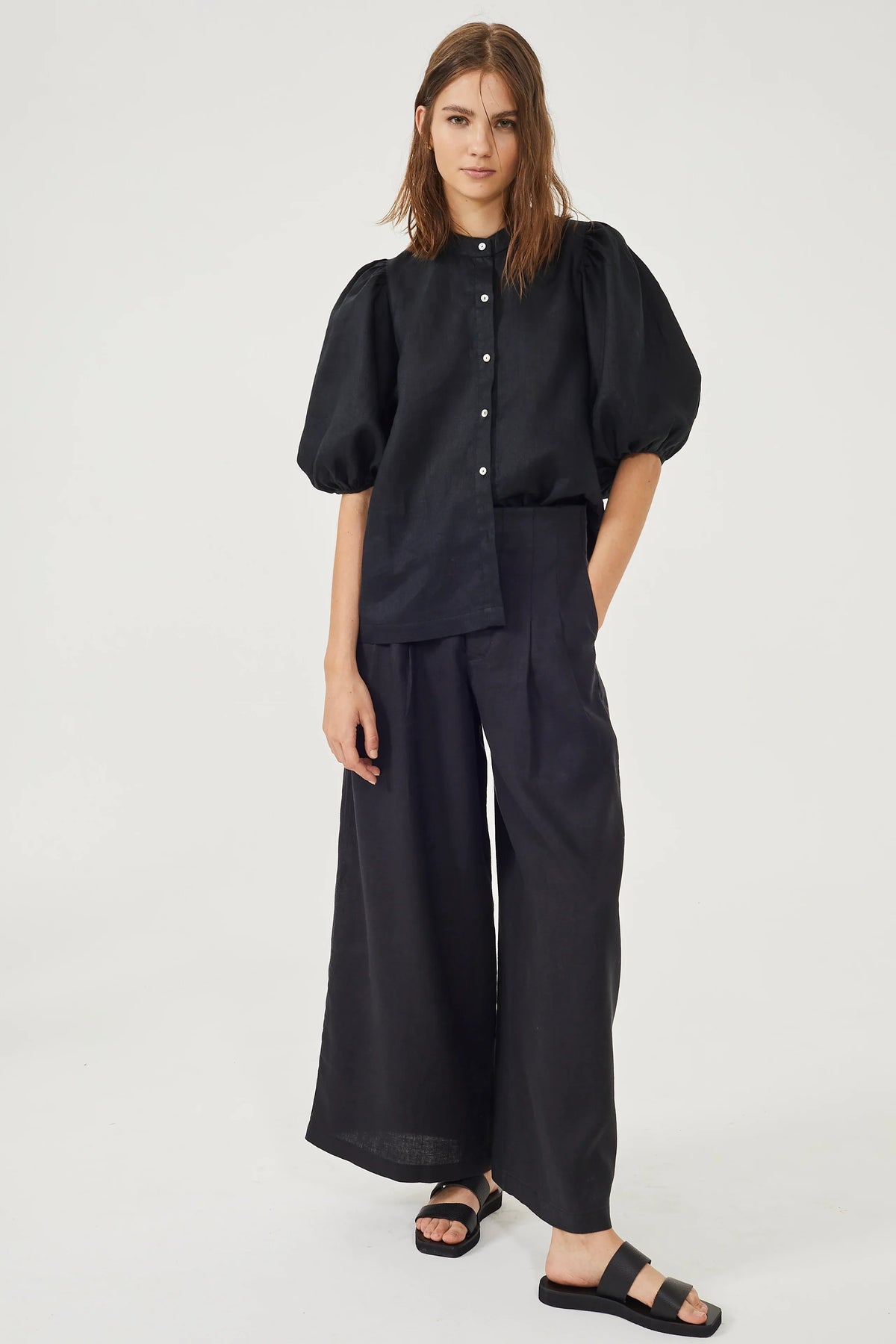 Culotte Linen Pants