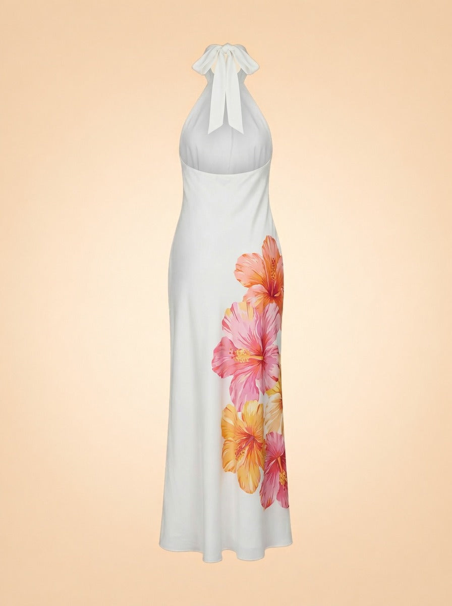 Valerie Gown by Lovers and Friends in White, orange floral