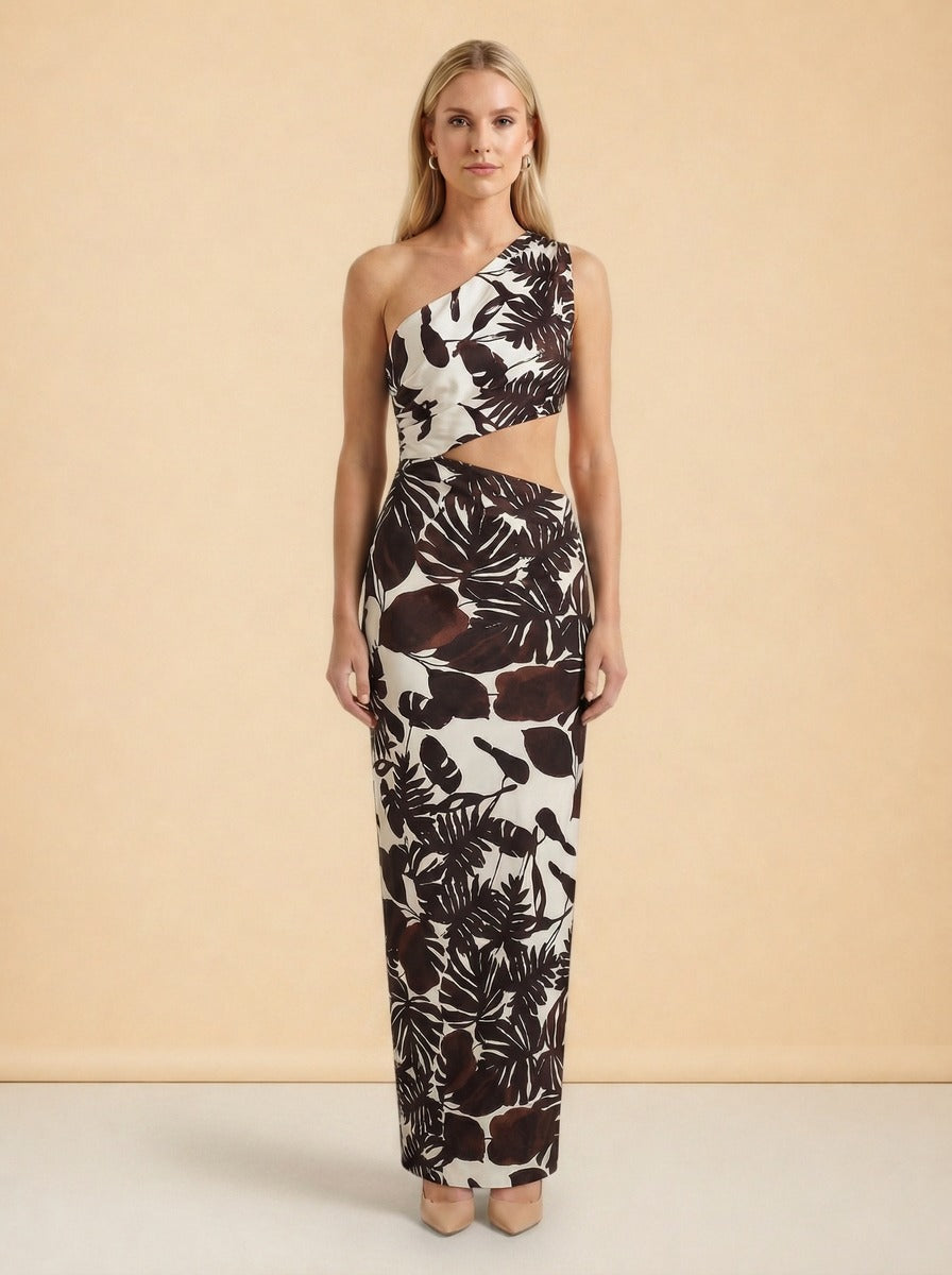 Raya One-Shoulder Gown by NICHOLAS in As Shown