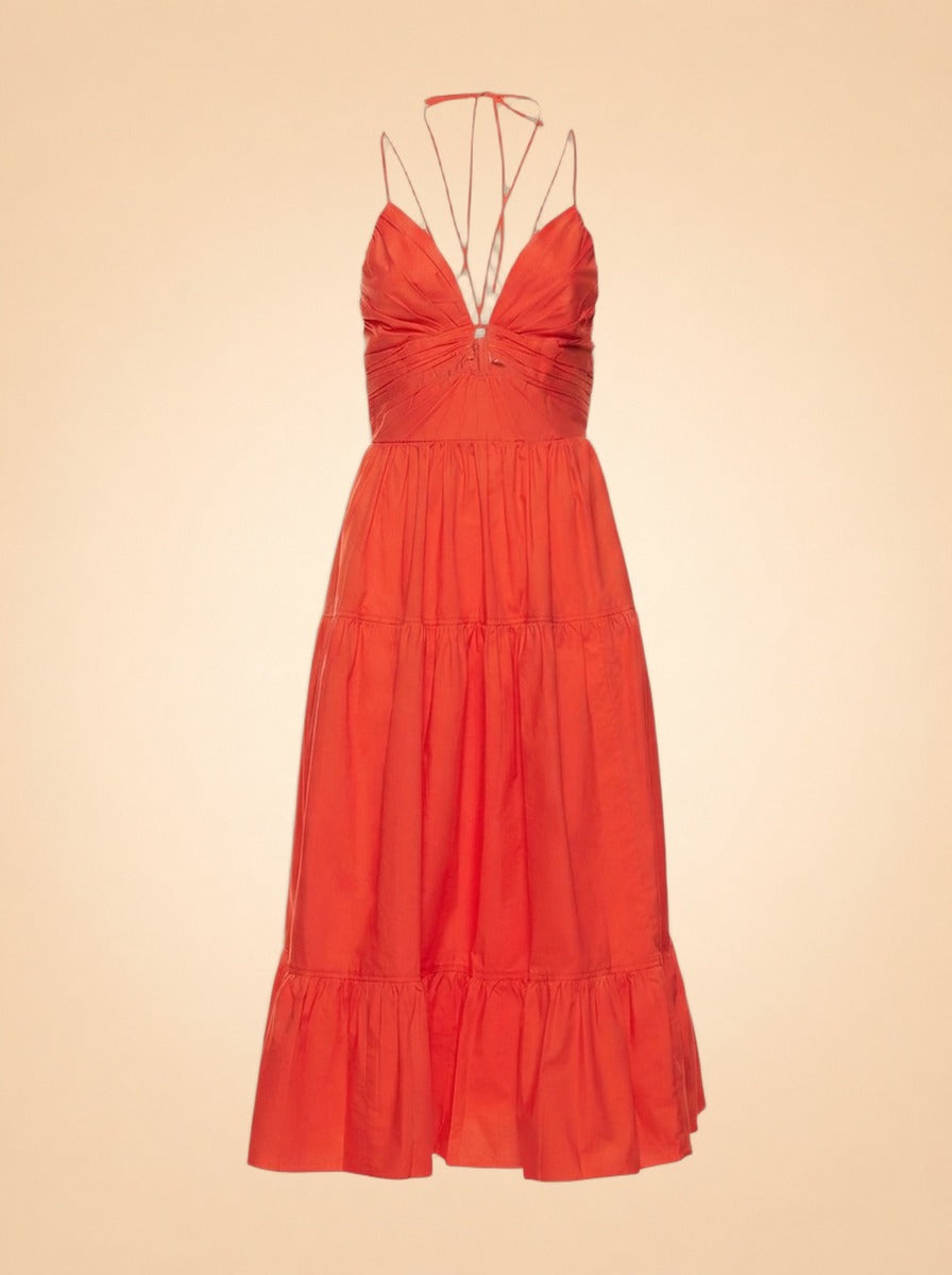 Phoebe Cotton Poplin Midi by Ulla Johnson in As Shown