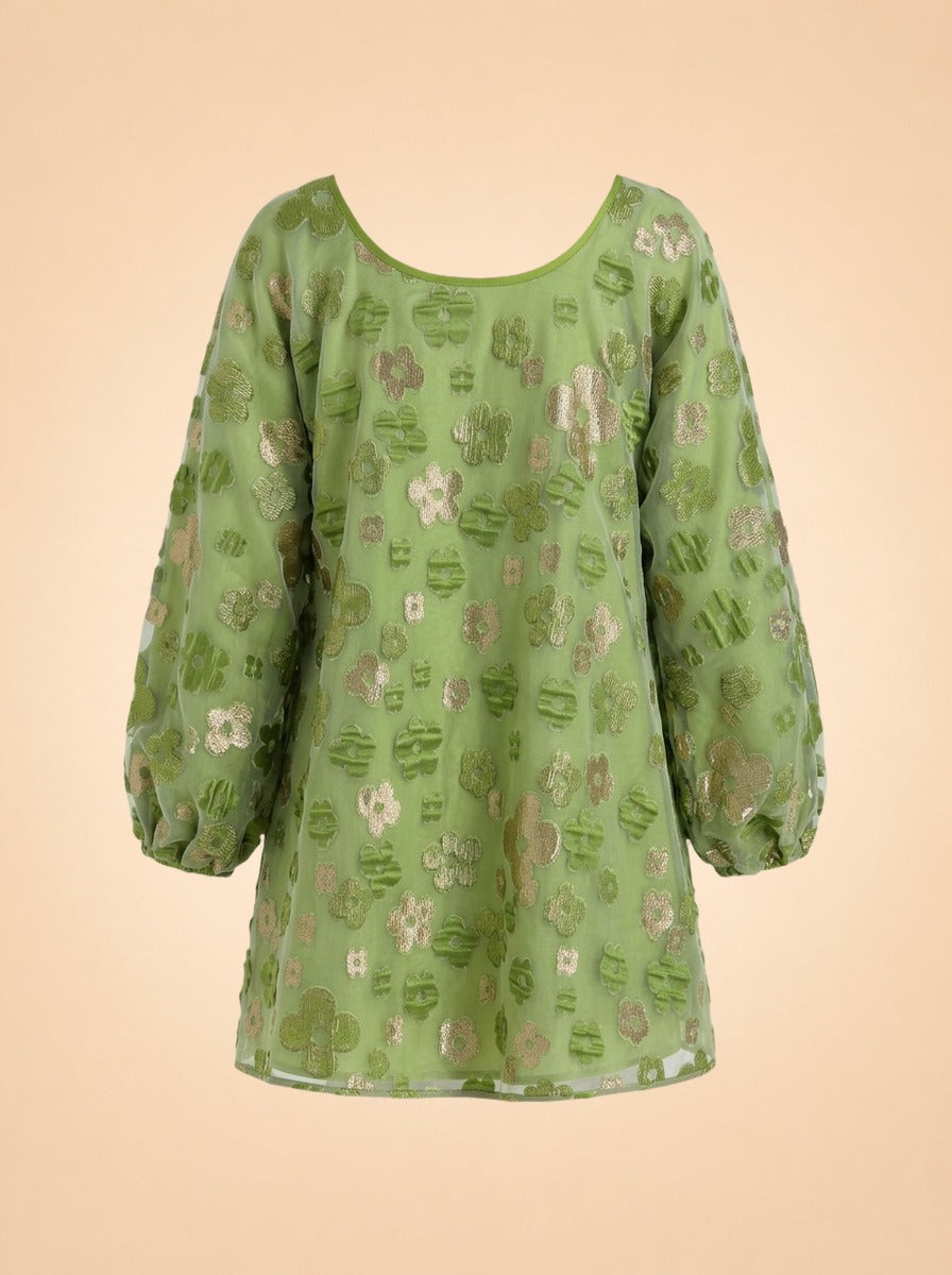 Retro Dress by Arianne Elmy in Green