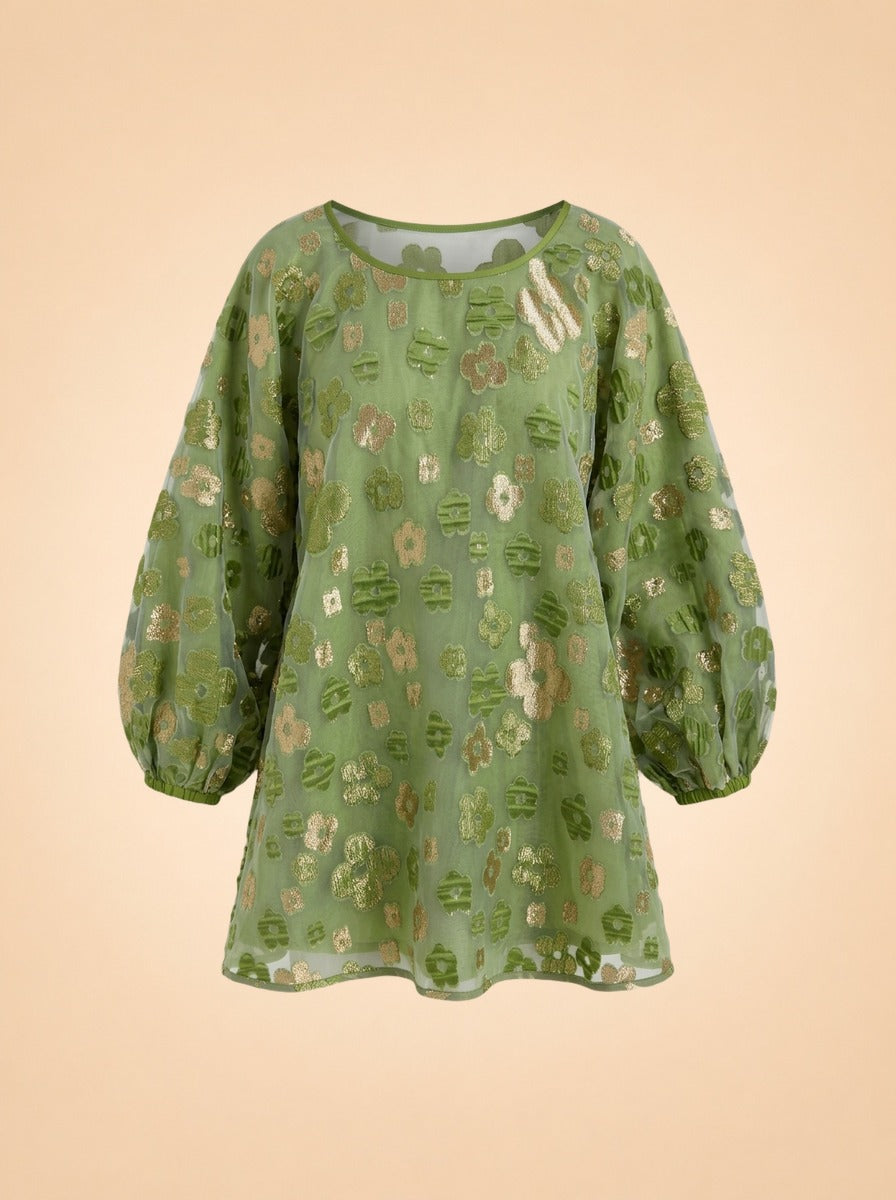 Retro Dress by Arianne Elmy in Green