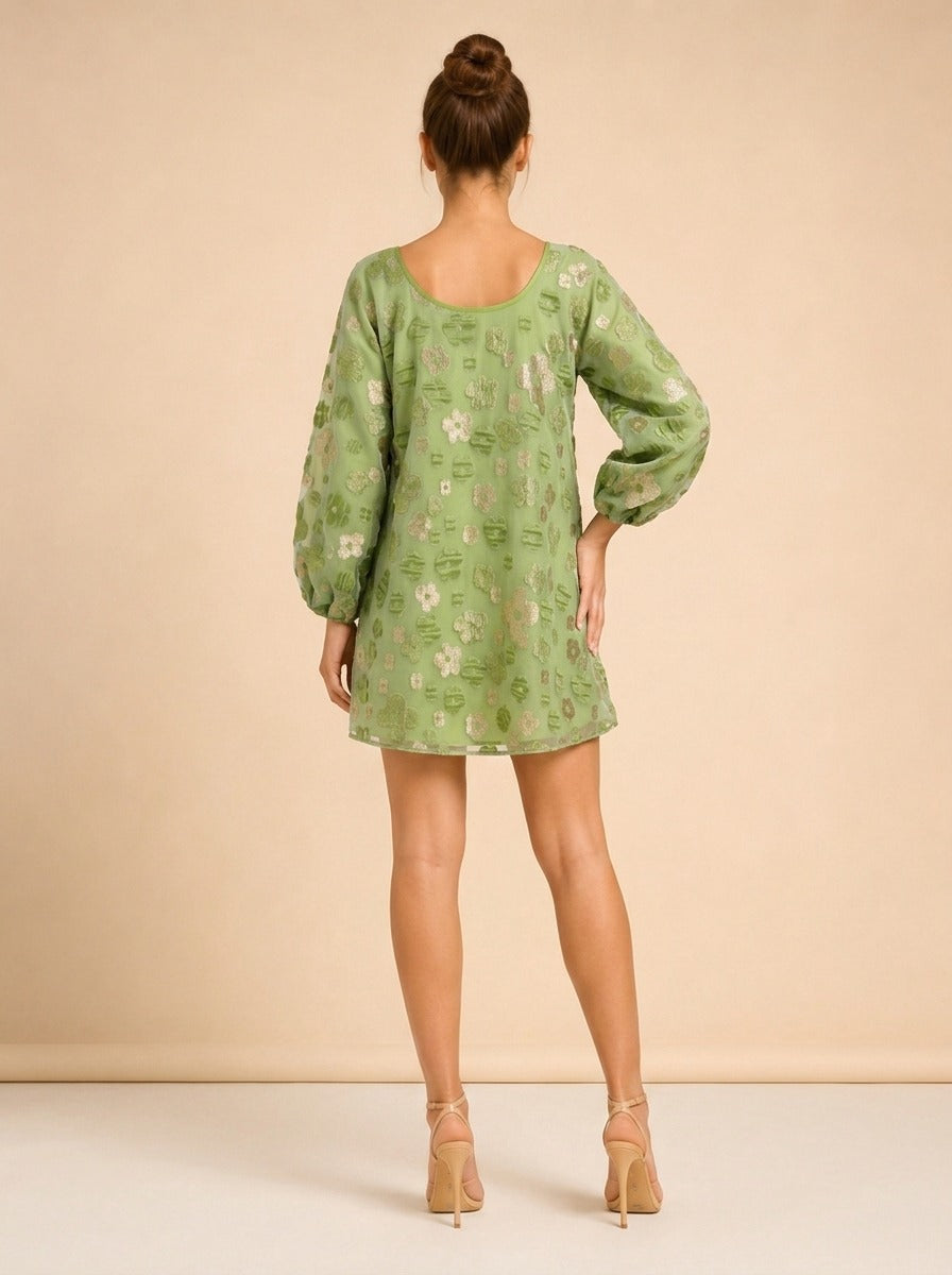Retro Dress by Arianne Elmy in Green