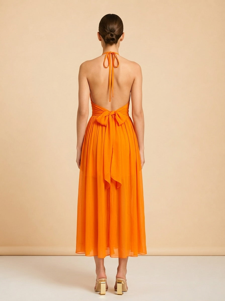 Sloane Dress by Cult Gaia in Orange