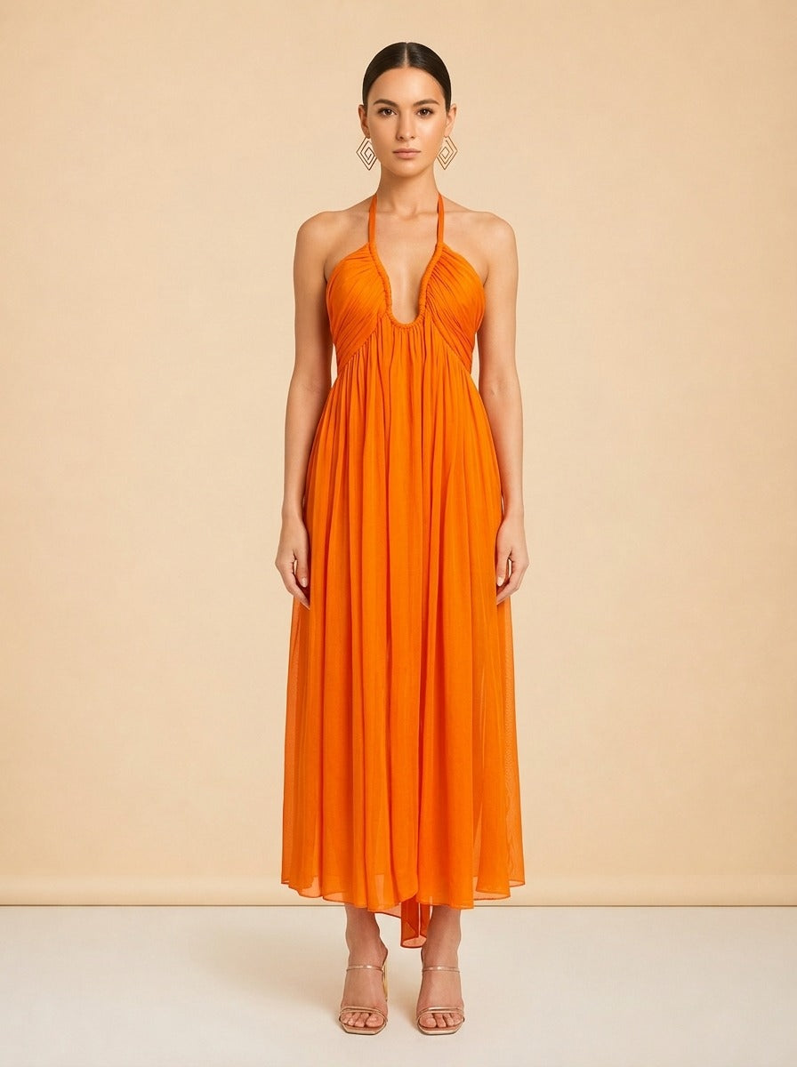 Sloane Dress by Cult Gaia in Orange