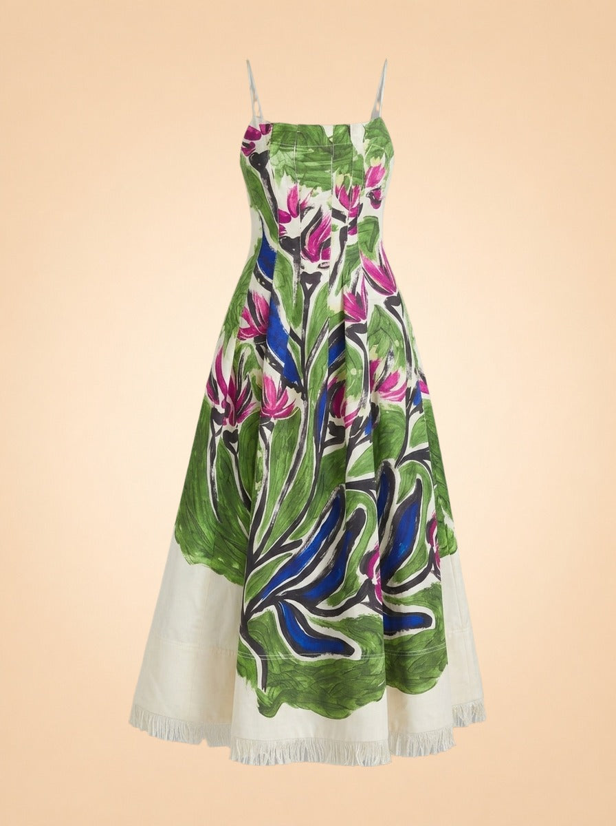 Strapless Floral Dress by Aje in Floral
