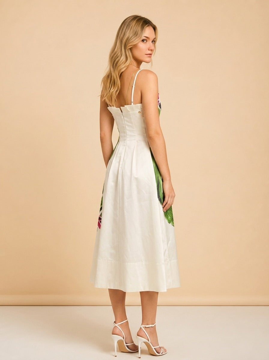Strapless Floral Dress by Aje in Floral