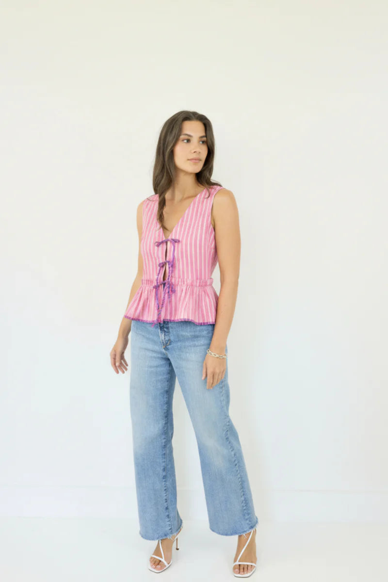 Emilia Tie Top