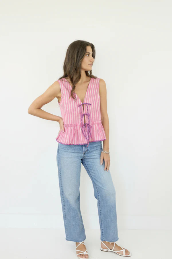 Emilia Tie Top