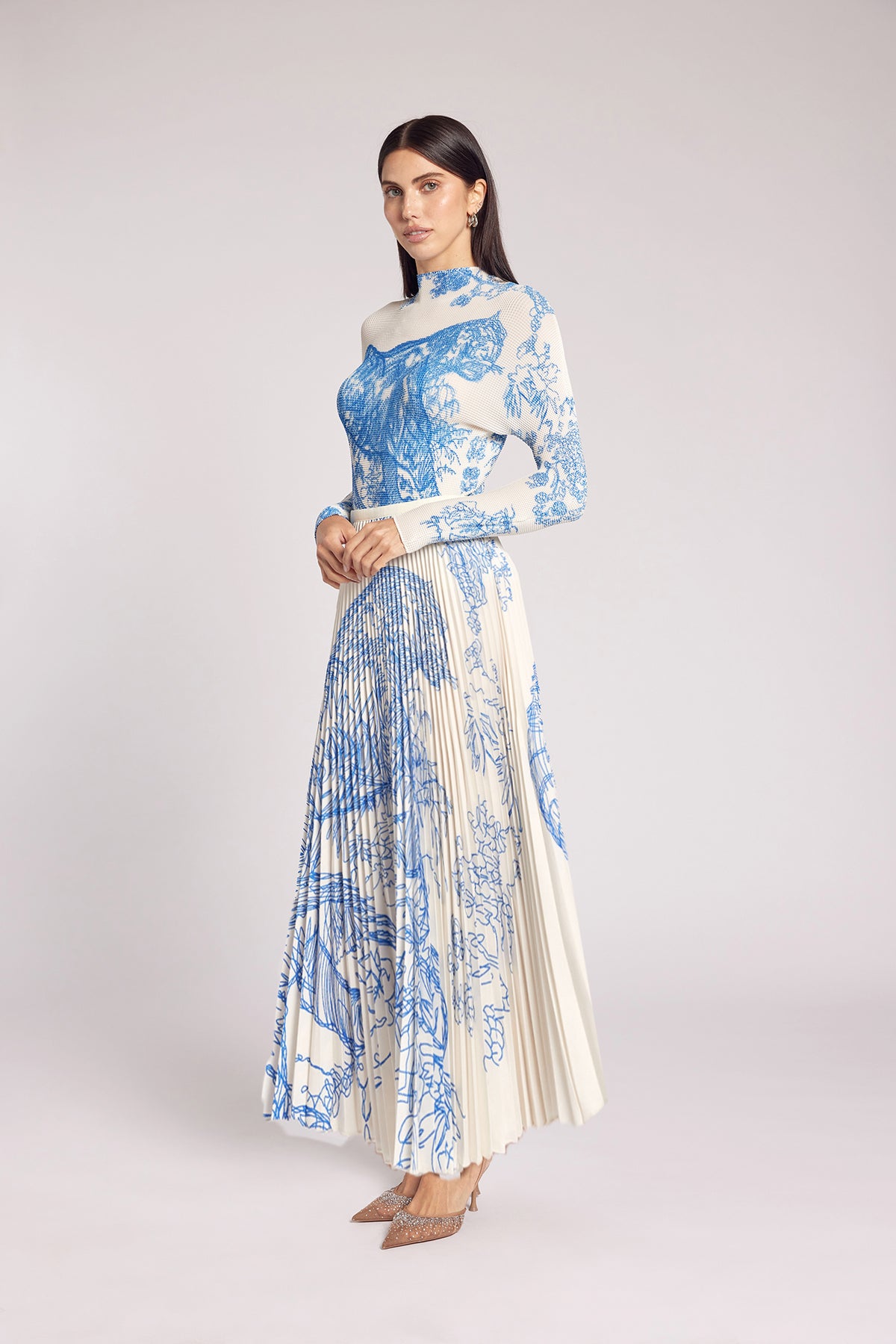 Juliet Toile de Jouy 3D Honeycomb Top